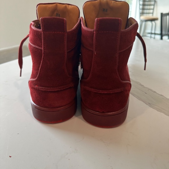 LIKE NEW!! Christian Louboutin  HI Top Suede Sneakers… - Picture 4 of 6